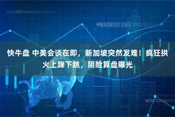快牛盘 中美会谈在即，新加坡突然发难！疯狂拱火上蹿下跳，阴险算盘曝光