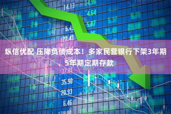纵信优配 压降负债成本！多家民营银行下架3年期、5年期定期存款